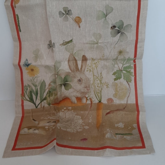 Tessitura Toscana Telerie 100% Linen 18" x 67" Table Runner - Picture 10 of 16